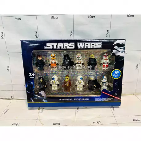 Фигурки Звёздные войны для конструктора (набор из 12 шт) в коробке 22637